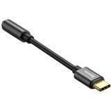 Baseus L54 USB-C na 3,5 mm ženski adapter DAC 24 bit 48 KHz črne barve | Shoptok.si