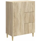 vidaXL Strani šal Sonoma hrast 66 x 34,5 x 90 cm Inženirski les, (5000217720) | Shoptok.si