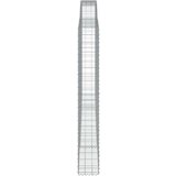  Lučne gabionske košare 2 kom 400x30x220/240cm pocinčano željezo | shoptok.hr
