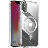 AVIZAR Ohišje MagSafe za iPhone XS in X Nazaj kristalna barva, Srebrna, (5000012934) | Shoptok.si