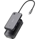 32146 USB-C® / HDMI adapter [1x USB-C® - 1x HDMI®] crna, siva 15 cm