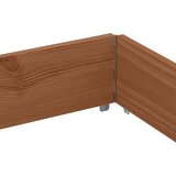 vidaXL Vrtno korito rjavo 150x100 cm trdna borovina | Shoptok.si