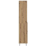 vidaXL Visok predalnik s predalom Umetni hrast 69,5 x 32,5 x 180 cm | Shoptok.si