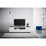 CARRYHOME TV-ELEMENT bela, temno siva | Shoptok.si