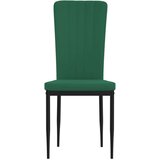  Jedilni stoli 4 kosi temno zelen žamet, (20699548) | Shoptok.si