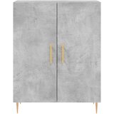  Visoka komoda siva betona 69,5x34x180 cm od konstruiranog drva | shoptok.hr