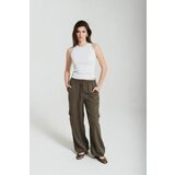 Legendww ženske maslinasto zelene pantalone 2451-9983-15 cene