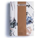 Restilo Bijela/svijetlo plava zavjesa za djelomično zamračenje 135x250 cm Solkone – | shoptok.hr