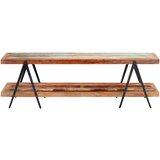 Maison Chic TV omarica - TV stojalo - Televizijska omarica 160x40x50 cm iz trdnega predelanega lesa, (21700806) Cene
