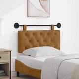  Držeće uzglavlje Zidne Smeđa 100 x 55 x 7 cm Baršun - Smeđa 90 cm bez LED | shoptok.hr