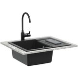  Lavabo - Umivaonik Crna 620 x 500 mm 80% kvarc i 20% smola | shoptok.hr