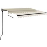 Samostojeća tenda na ručno uvlačenje 300 x 250 cm krem | shoptok.hr