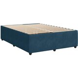  Krevet s oprugama i madracem tamnoplavi 140x190 cm baršunasti | shoptok.hr