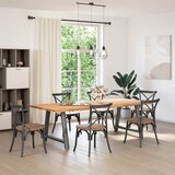  Noge za blagovaonski stol A-oblika 2 kom antracit 100 x (72-73) cm čelik | shoptok.hr