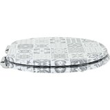  WC daska 2 pcs Plavi i bijeli porculan 44 x 38 cm MDF ploča | shoptok.hr