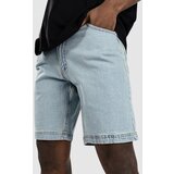 Denim Project Miami Loose Kratke hlace light blue washed Cene