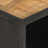  Stolić za kavu 90x50x35 cm grubo drvo manga i prirodna trska | shoptok.hr