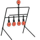 vidaXL Strelski cilj Črna 40 x 34 x 53 cm Jeklo Cene