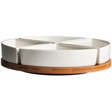 Altom design set od 4 posude na podlozi od bambusa, okrugli 25,5 cm - 01010052539 | shoptok.hr