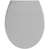Wenko sivo wc sjedalo s lakim zatvaranjem wenkoo samos 44,5 x 37,5 cm