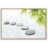  Slika - Stone Peace (1 Part) Wide 120x80 U prirodnom drvenom okviru | shoptok.hr