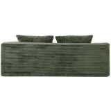 P & B 2-SED, zelena tekstil | Shoptok.si