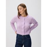 Reserved Džemper s ukrasnim gumbima - boja lavande | shoptok.hr
