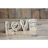 Globo 29976 - LED stona lampa LOVE 24xLED/0,06W/3xAA topola | Eponuda.com