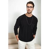 Dewberry 91626 Knitwear Mens Sweater-BLACK Cijene