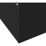  Okvir kreveta s ladicama crni 90 x 190 cm konstruirano drvo | shoptok.hr