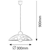 Rabalux ada visilica D30 E27 60W, bela | Eponuda.com