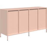  Komoda ružičasta 135x39x73,5 cm hladno valjani čelik | shoptok.hr