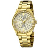Lotus ženski trendy kristal zlatni modni ručni sat 604589 Cene