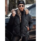 DStreet Kurtka damska zimowa LESISI pikowana z kapturem czarna Cene