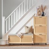 SoBuy Vhodni regal za čevlje s 3 vrati in 6 policami Natural, (21338229) | Shoptok.si
