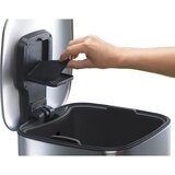 EKO Zbiralnik odpadkov s pedalom, z oglenim filtrom, prostornina 20 l, VxŠxG 531 x 270 x 355 mm, nerjavno jeklo | Shoptok.si