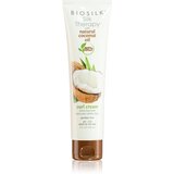 Biosilk Silk Therapy Natural Coconut Oil krema za lase za valovite in kodraste lase 148 ml Cene
