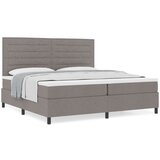 Krevet s kutijom taupe s madracem 200x200 cm tkanina | shoptok.hr