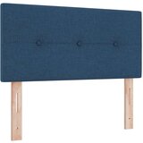  Postelja z vzmetnico z vzmetnico Modra 80 x 200 cm blago, (5000128628) | Shoptok.si