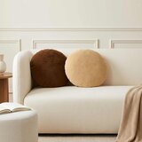  Presvlaka za jastuk 2 kom. HEERLEN Svijetlosmeđa Promjer 30 cm | shoptok.hr