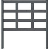  Uzglavlje za krevet sivo 95 5 x 4 x 100 cm od masivne borovine | shoptok.hr