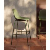 Kave Home Zelena metalna/plastična vrtna barska stolica Quinby – | shoptok.hr