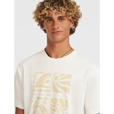 O'neill Majica 'Melange Front Print' bela | Shoptok.si