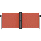  Zložljiva stranska tenda terakota 100x1000 cm | Shoptok.si