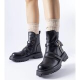 Gemre Black insulated ankle boots Laderoute | Shoptok.si