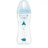 Nuvita Cool Bottle 4m+ steklenička za dojenčke Transparent blue 330 ml