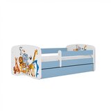 HAPPYKIDS Dječji krevet Dreamy ZOO 2 180x80 bez madraca bez ladice Plava | shoptok.hr