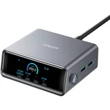 prime (250w, 6 ports) gan desktop charger - silver