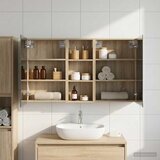  Set ormarića za kupaonicu 3 kom. 130 x 14,5 x 70 cm | shoptok.hr