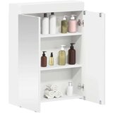  Kopalniška ogledalna omara z vrati TULUM Bela 60 x 16,5 x 78 cm, (5000157257) | Shoptok.si